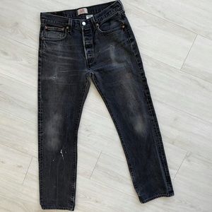 Levi's Women's Black 501 Straight Leg Jeans